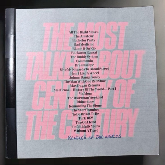 RARE 1986 20th Century FOX Century Thirteen Production Slate Release Book - Picture 3 of 8